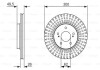 Тормозной диск BOSCH 0986479787 (фото 1)