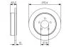 Диск гальмівний зад. CHRYSLER PT BOSCH 0986479A80 (фото 1)