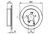 Тормозной диск BOSCH 0986479C61 (фото 1)