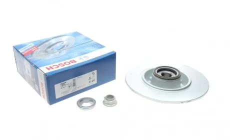 Диск гальмівний (задній) Renault Megane 08- (260x8) (+ABS) (з підшипником) BOSCH 0 986 479 C88