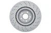 Диск тормозной (передний) MB M-class (W166) 11-15/GLE (W166) 15-19 (350x32) (с отверстиями) (вент.) BOSCH 0986479D09 (фото 2)