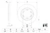 Тормозной диск BOSCH 0986479D43 (фото 1)