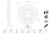 Тормозной диск BOSCH 0986479F12 (фото 1)