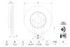 Тормозной диск BOSCH 0986479F70 (фото 1)