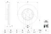Тормозной диск BOSCH 0986479G67 (фото 1)