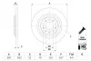 Диск гальмівний (задній) Jeep Cherokee 2.0-3.2 13- (320x12) BOSCH 0986479G74 (фото 1)