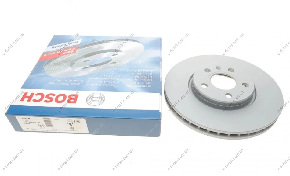 Диск гальмівний (передній) Volvo S60 III/S90 II/V60 II/V90 II-III 18- (296x28) (з покриттям) (вентил.) BOSCH 0 986 479 H03 (фото 1)