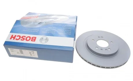 Диск тормозной (задний) Hyundai Santa Fe 18-20 (314x18) (вентил.) (с покрытием) BOSCH 0986479H17