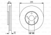 Диск тормозной LEXUS GS300/GS430/SC430 F'3,0-4,3'97-10 - кратн. 1 шт BOSCH 0986479R20 (фото 1)