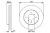 Диск гальм. передн. MITSUBISHI LANVER 1.8 -03 BOSCH 0986479R51 (фото 1)
