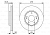 Диск гальмівний MITSUBISHI Lancer/Space Runner \'\'F \'\'1,6-2,4 \'\'99-08 PR2 BOSCH 0986479S00 (фото 1)