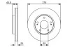 Диск тормозной MITSUBISHI Lancer/Space Runner F'1,6-2,499-08 PR2 BOSCH 0986479S00 (фото 1)