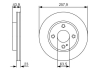 Диск тормозной BOSCH 0 986 479 S38 (фото 9)