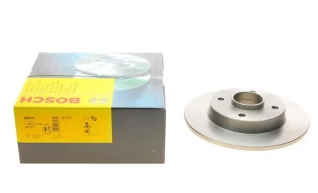 Диск тормозной (задний) Citroen C3/C4 /Peugeot 207/307 05- (249х9) (без подшипника) BOSCH 0986479S43