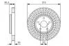 Диск тормозной BOSCH 0986479T40 (фото 1)