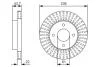 Тормозной диск BOSCH 0986479T42 (фото 1)