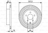 Диск тормозной INFINITI/NISSAN FX/M/Q70/Q50/JX/QX60/QX70/FX35/Murano/Pathfinder 3&#039;5-4,5&#039;&#039;08- BOSCH 0986479W11 (фото 1)