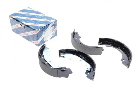 Колодки тормозные (задние) Renault Kangoo 97- (барабанные) (203.2x39) BOSCH 0 986 487 570