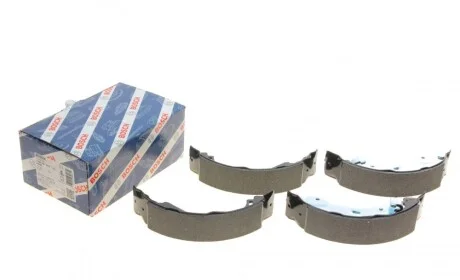 Колодки тормозные (задние) Citroen C3/Peugeot 1007 02- (барабанные) BOSCH 0986487690