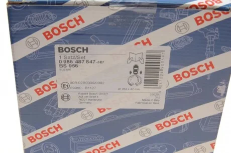 Колодки тормозные (задние) Suzuki Grand Vitara II 05- (барабанные) BOSCH 0986487847
