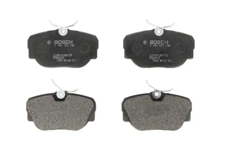 Колодки гальмівні (передні) BMW 3 (E30) 82-94/Z1 88-91 BOSCH 0986491730
