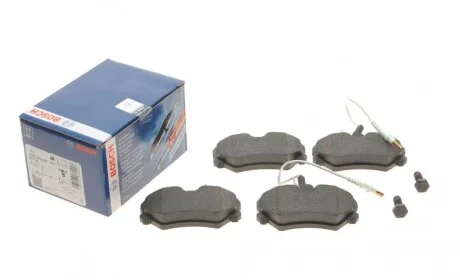 Колодки гальмівні (передні) Peugeot 405 87-96 BOSCH 0986492090