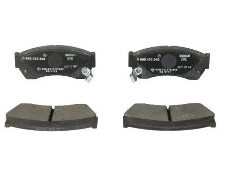 Колодки тормозные (передние) Suzuki Swift 89-05 BOSCH 0986493340