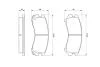 Тормозные колодки дисковые BOSCH 0986493450 (фото 4)