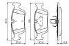 Колодки тормозные (передние) BMW 3 (E36/E46) 90- BOSCH 0 986 494 015 (фото 1)