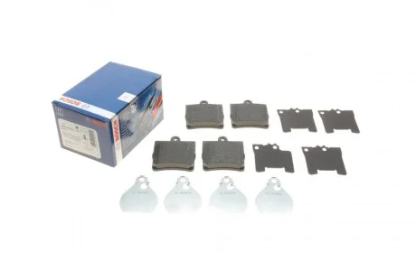Колодки тормозные (задние) MB C-class (W203) 00-07/E-class (W210) 96-02 BOSCH 0 986 494 022