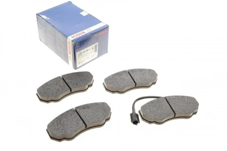 Колодки тормозные (передние) Citroen Jumper/Fiat Ducato/Peugeot Boxer 02- R15 BOSCH 0 986 494 048