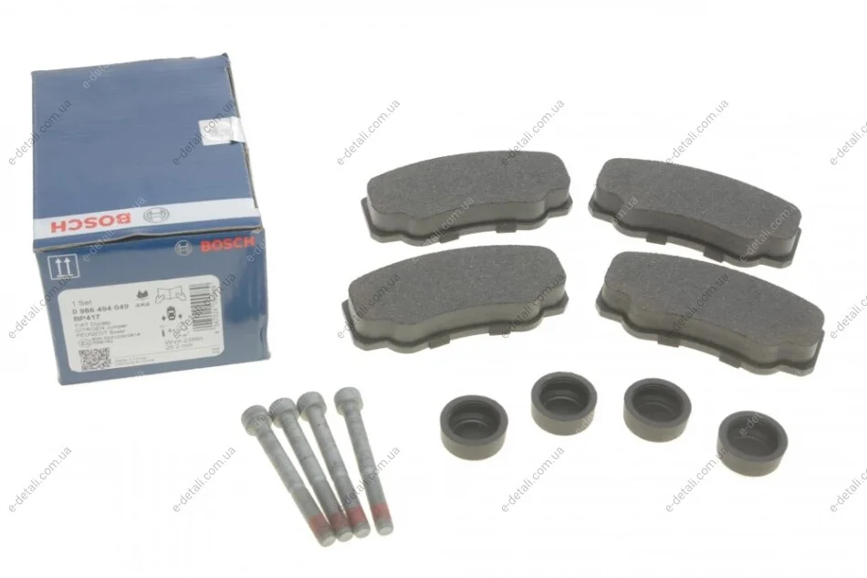 Колодки тормозные (задние) Citroen Jumper/Fiat Ducato/Peugeot Boxer 94- BOSCH 0 986 494 049 (фото 1)