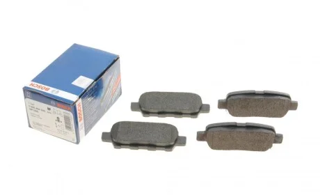 Колодки гальмівні (задні) Renault Koleos/Nissan Juke/Qashqai/X-Trail/Suzuki 08- (Akebono) BOSCH 0 986 494 090