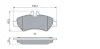 Колодки тормозные (задние) MB Sprinter 209-319 CDI/VW Crafter 30-35 06- (Bosch) BOSCH 0 986 494 123 (фото 1)