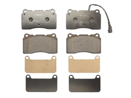 Колодки тормозные (передние) Alfa Romeo 159/166 98-11 (+датчики) BOSCH 0986494131