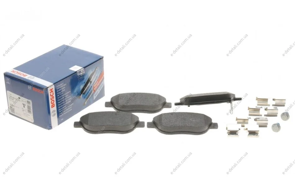 Колодки тормозные (передние) Fiat 500L/Opel Corsa D 06- (Bosch) (с датчиками) BOSCH 0 986 494 157 (фото 1)