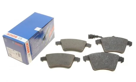 Колодки тормозные (передние) VW Multivan/T5 03-/T6 15- (с датчиком) BOSCH 0 986 494 203