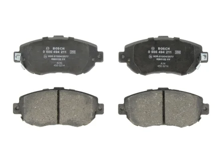Колодки тормозные (передние) Toyota Supra 93-02/Lexus IS 99-05 BOSCH 0986494211