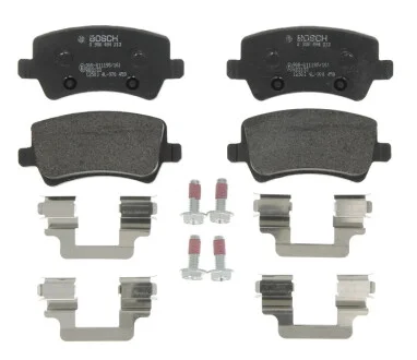 Колодки тормозные (задние) Ford Galaxy/Land Rover Freelander 2/Volvo S80/V70 06- (TRW) BOSCH 0986494213