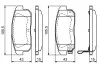 Тормозные колодки дисковые BOSCH 0986494223 (фото 1)