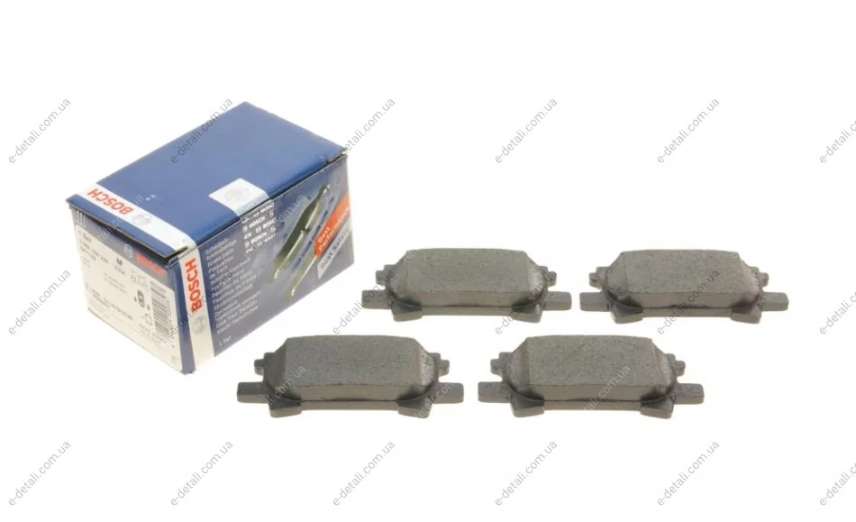 Колодки гальмівні (задні) Lexus RX 03-08 BOSCH 0986494224 (фото 1)