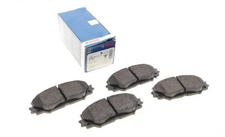 Колодки тормозные (передние) Toyota Corolla 01-18/Auris 07-12/Rav4 III 05-/Yaris/Prius+ 12- BOSCH 0 986 494 240