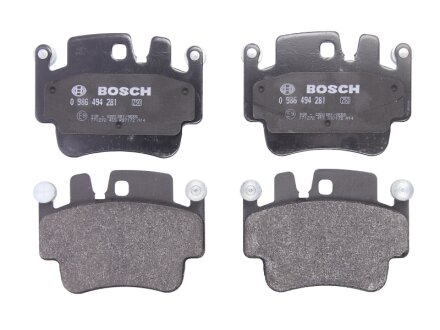 Гальмівні колодки, дискові BOSCH 0986494281