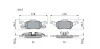 Колодки гальмівні (передні) Ford Focus 99-09 BOSCH 0 986 494 284 (фото 1)