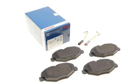 Колодки гальмівні (передні) MB E-class (W211/S211) 02-09 (датчики) BOSCH 0 986 494 285