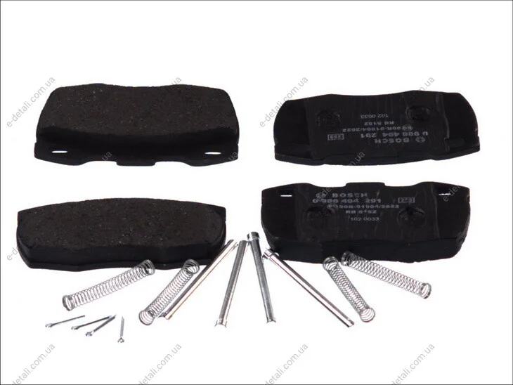 Колодки тормозные (передние) Land Rover Defender 90-16 BOSCH 0986494291 (фото 1)