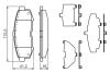 Тормозные колодки дисковые BOSCH 0986494319 (фото 5)