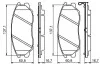 Колодки гальмівні (передні) Hyundai Terracan/Equus/Kia Amanti 99- BOSCH 0 986 494 347 (фото 1)