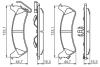 Тормозные колодки дисковые BOSCH 0986494348 (фото 5)