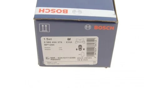 Колодки гальмівні (задні) Mazda CX-7 06-14/CX-9/Ford Edge (USA) 06- BOSCH 0 986 494 376
